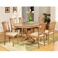 Wooden Imports Furniture Llc Wooden Imports Furniture AV5-OAK-W 5PC Avon Dining Table and 4 Wood Seat Chairs in Oak Finish AVON5-OAK-W